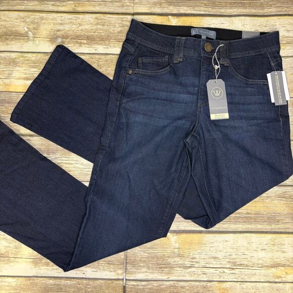 Wit & Wisdom Denim - NWT Wit & Wisdom Ab-Solution Slimming Itty Bitty Boot Indigo Stretch Jeans Sz 8